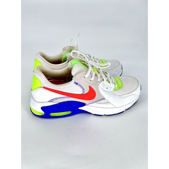 Nike Air Max Excee Shoes Mens Size 10.5 White Purple Volt Neon Green DD2985-100 - Picture 5 of 8
